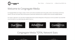 Desktop Screenshot of congregatemedia.com